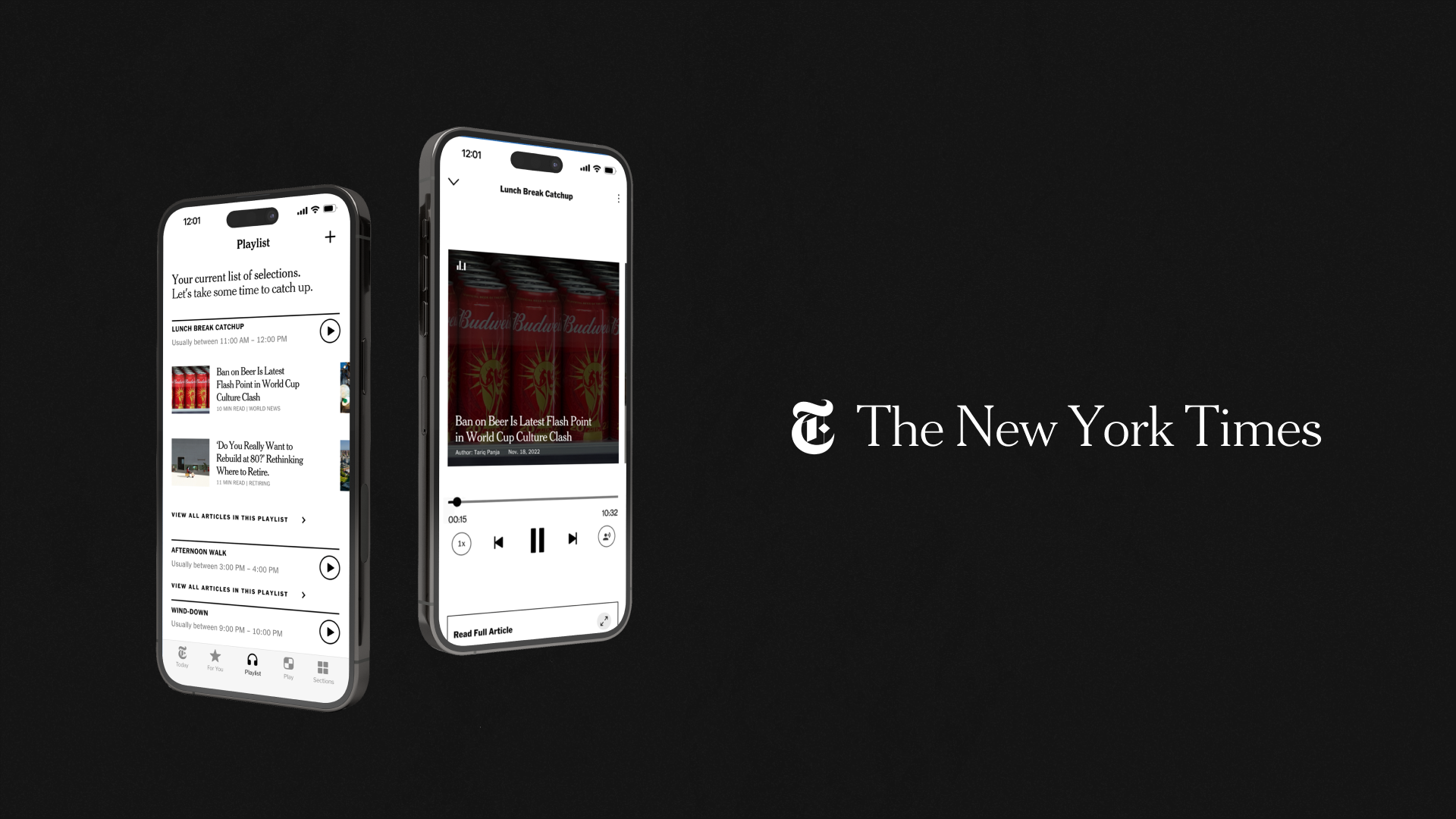 An image of the nyt playlists cover photo with a mockup