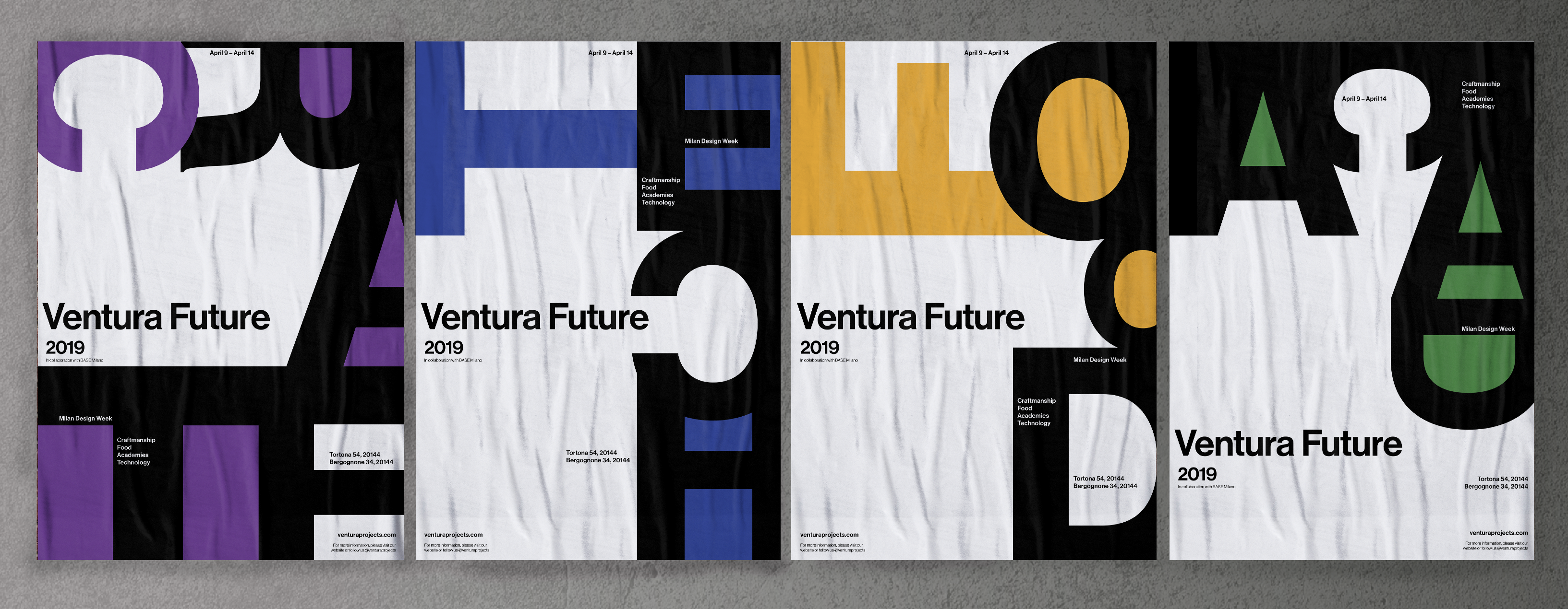 Image of the finalized posters for Ventura Future