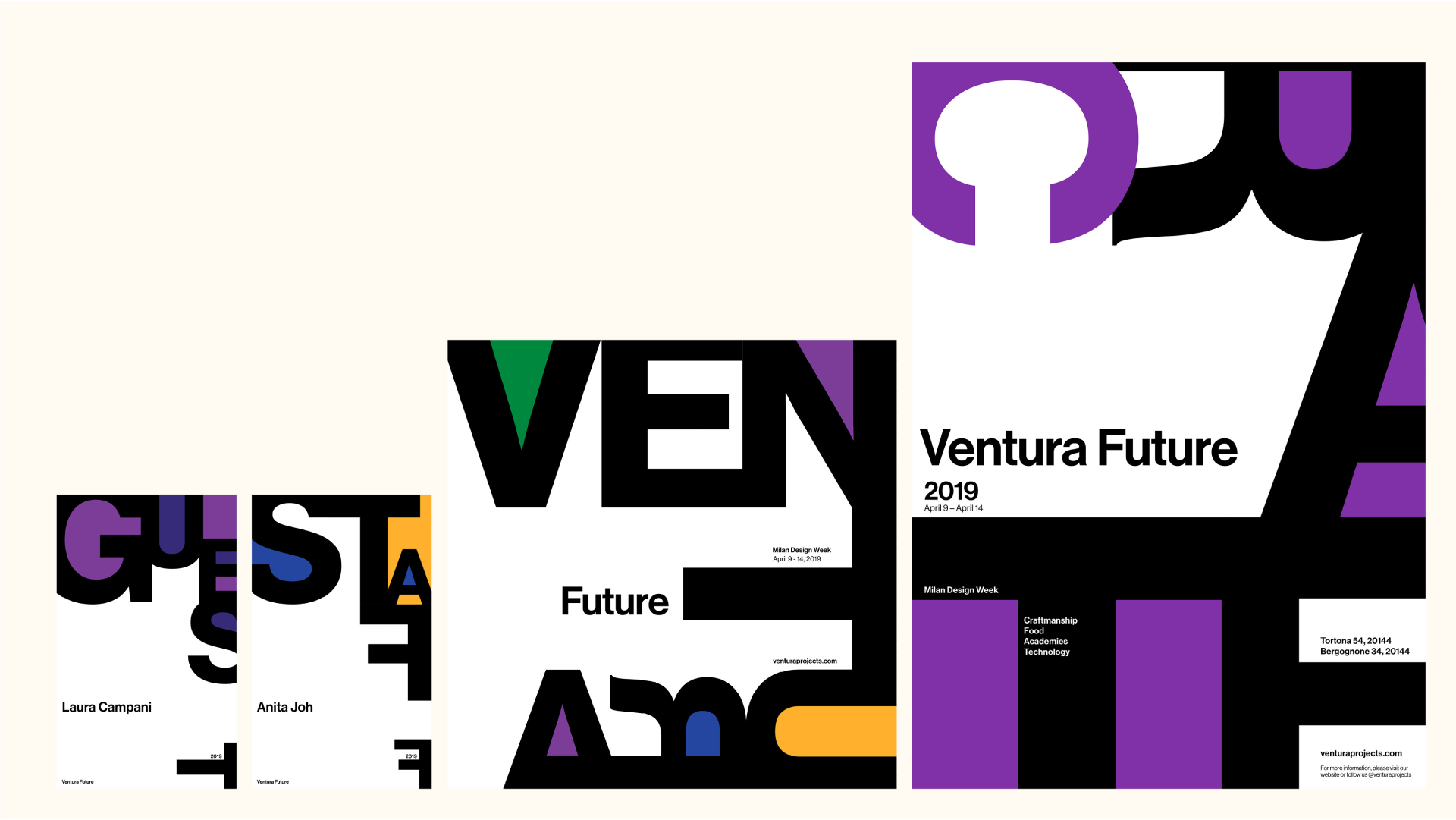An image a set of graphic assets for the Ventura Future project